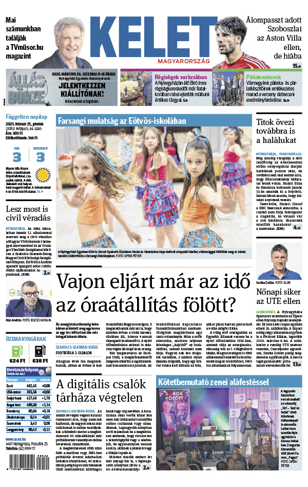 Lapszám: 2025.02.21. + melléklet