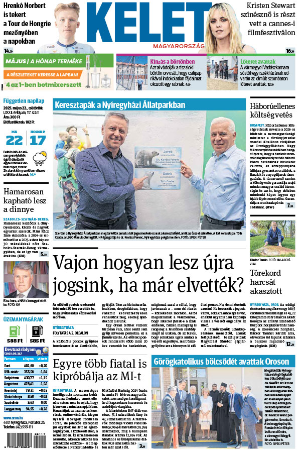 Lapszám: 2025.05.22.