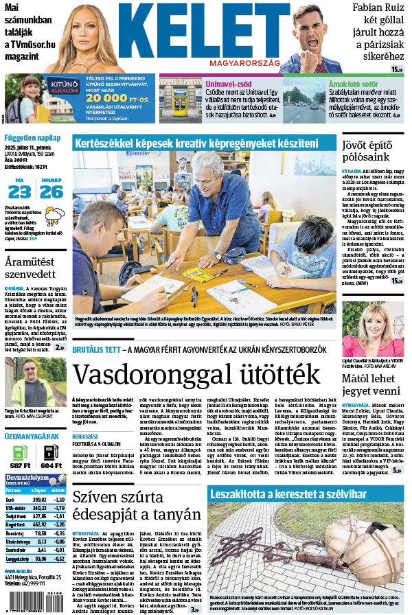 Lapszám: 2025.07.11. + MELLÉKLET