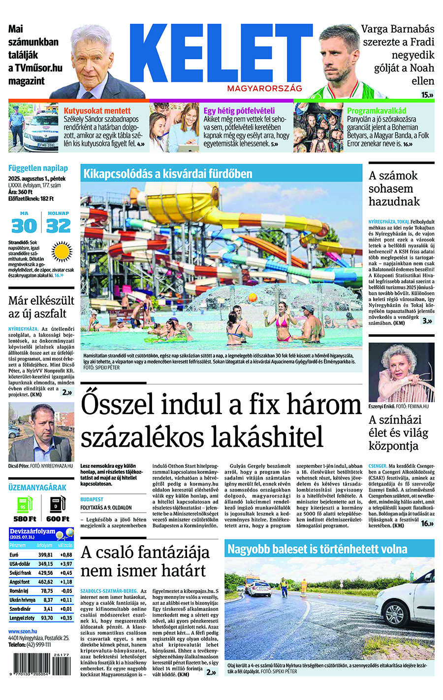 Lapszám: 2025.08.01. + melléklet