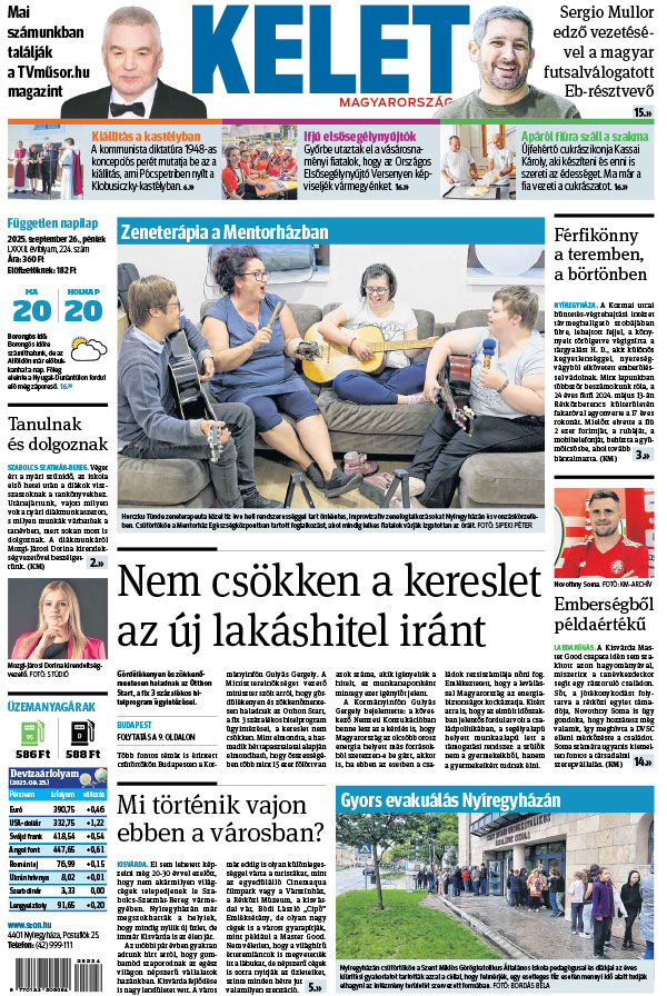 Lapszám: 2025.09.26. + MELLÉKLET