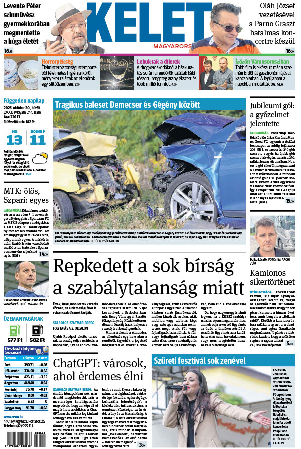 Lapszám: 2025.10.20.