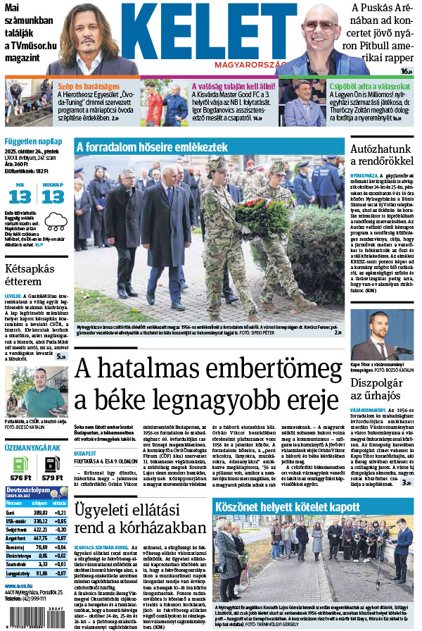 Lapszám: 2025.10.24. + MELLÉKLET