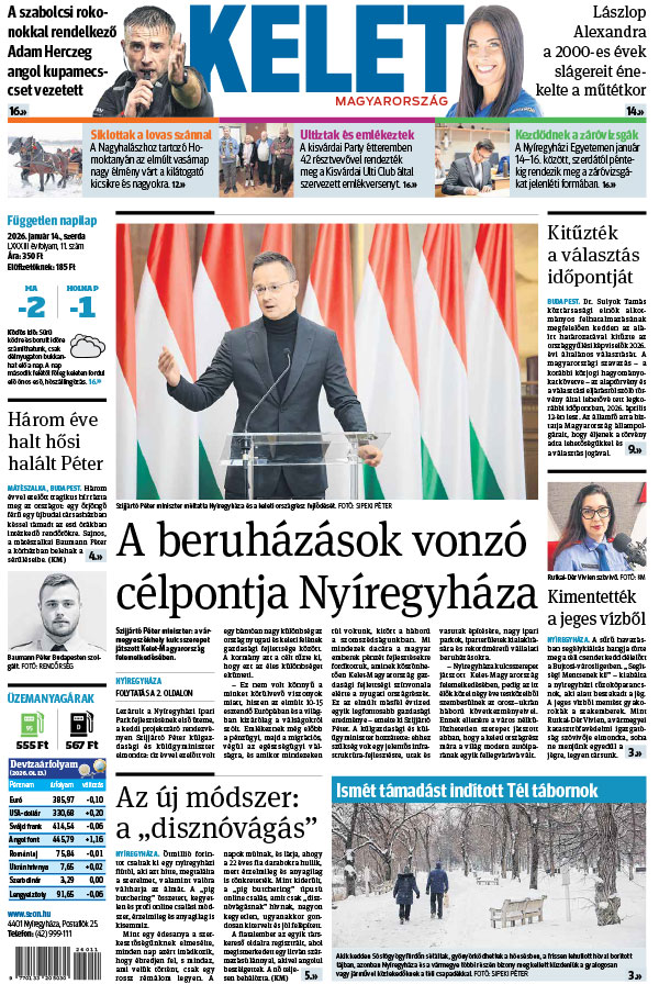 Lapszám: 2026. 01. 14.