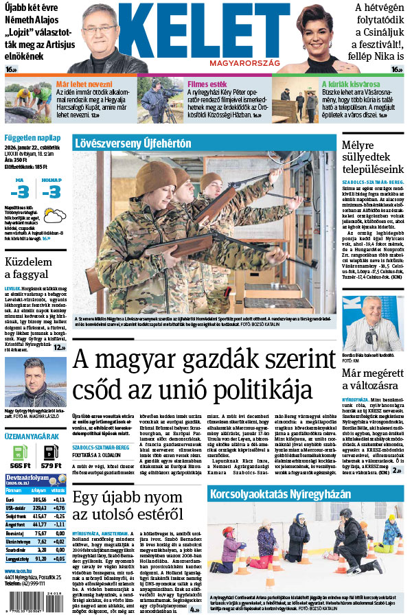 Lapszám: 2026. 01. 22.