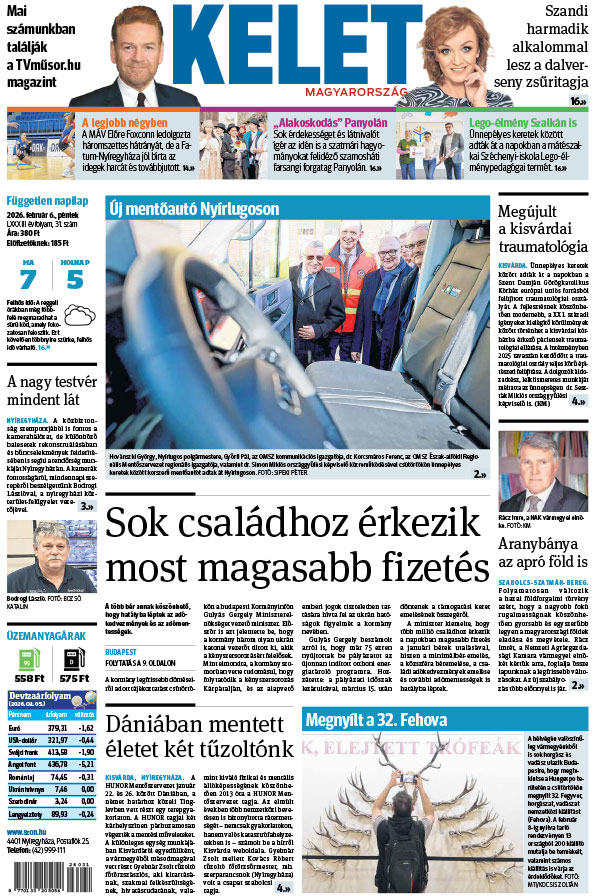 Lapszám: 2026. 02. 06. + MELLÉKLET