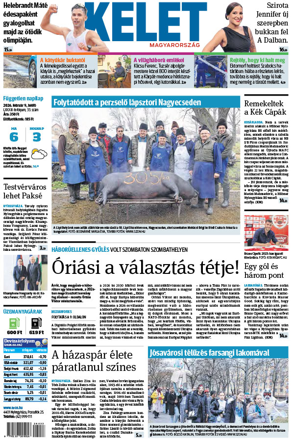 Lapszám: 2026. 02. 09.