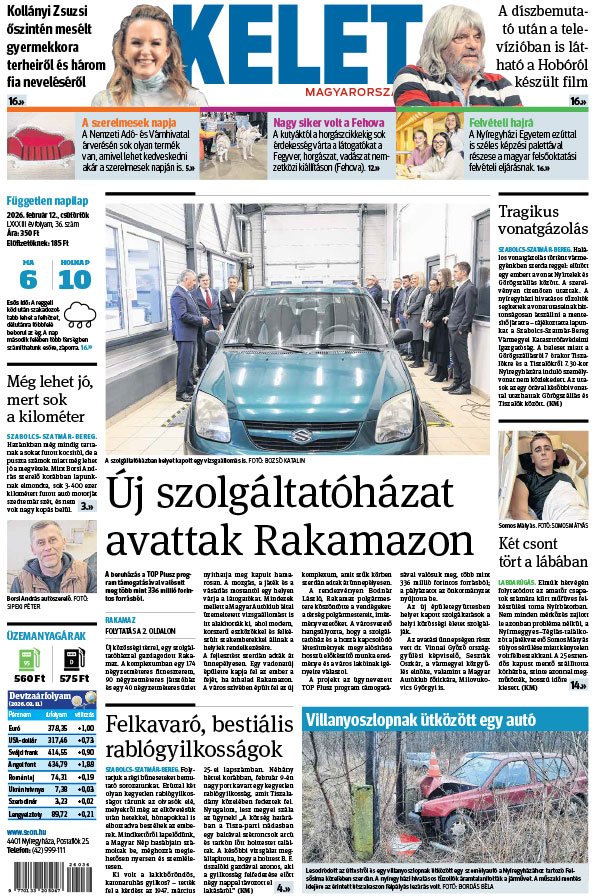 Lapszám: 2026. 02. 12.