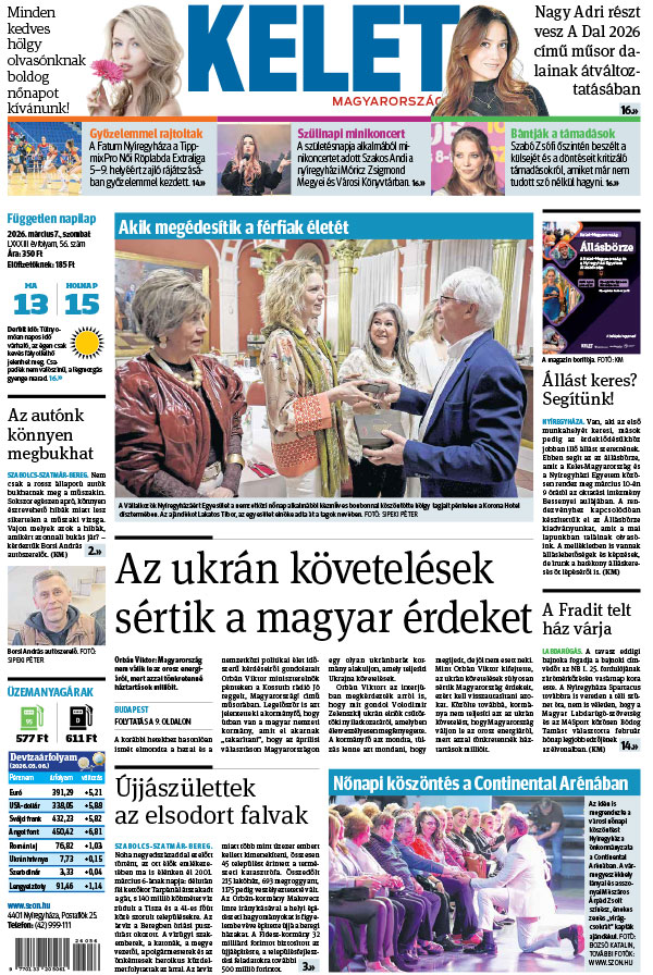 Lapszám: 2026. 03. 07.