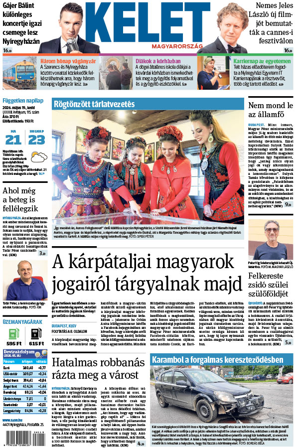 Lapszám: 2026. 05. 19.