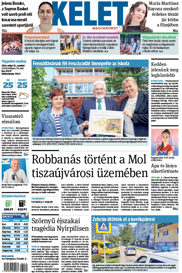 Lapszám: 2026. 05. 23.