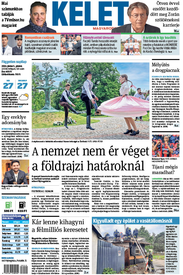 Lapszám: 2026. 06. 05. + MELLÉKLET