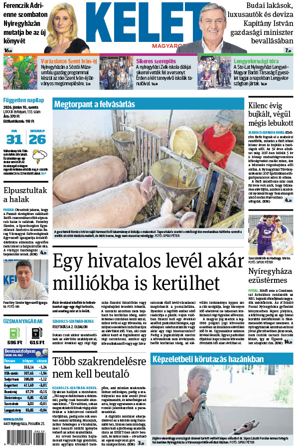 Lapszám: 2026. 06. 10.