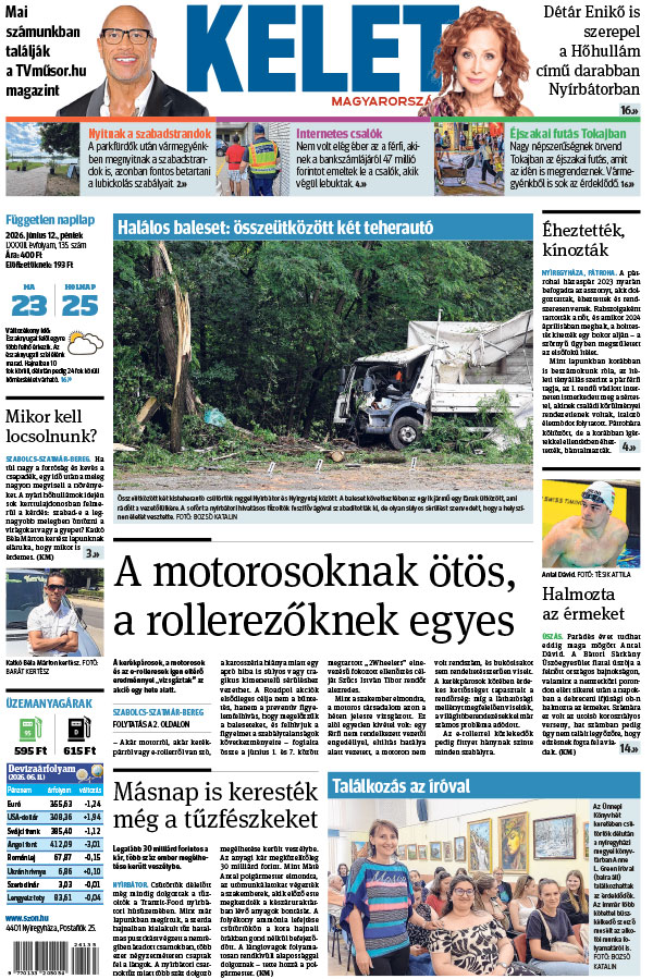 Lapszám: 2026. 06. 12. + MELLÉKLET