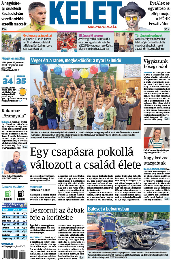 Lapszám: 2026. 06. 20.