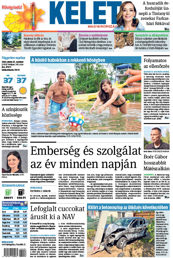 Lapszám: 2026. 06. 27.