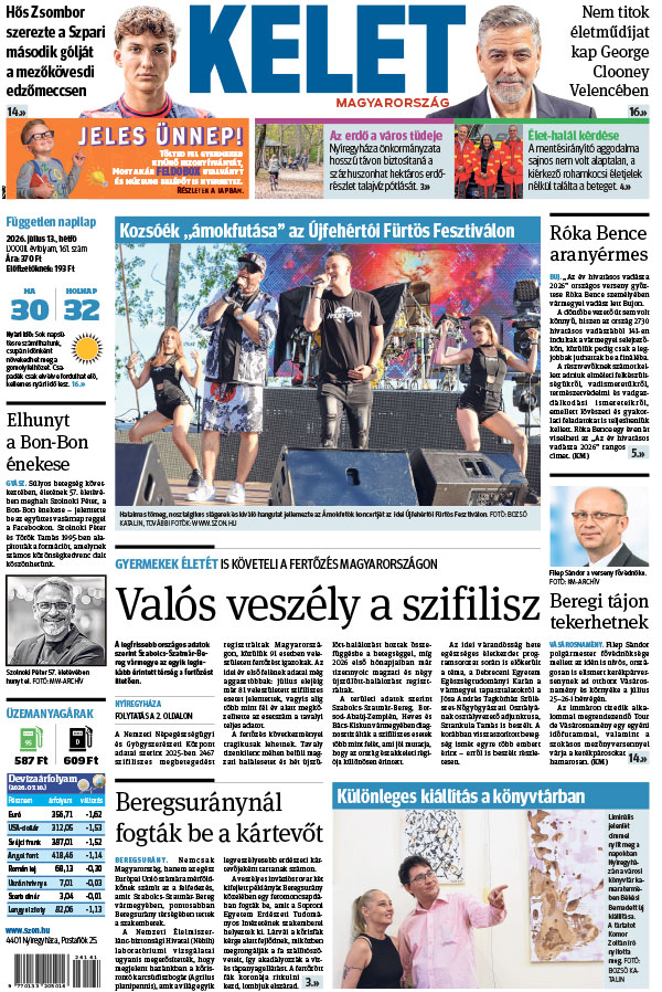 Lapszám: 2026. 07. 13.
