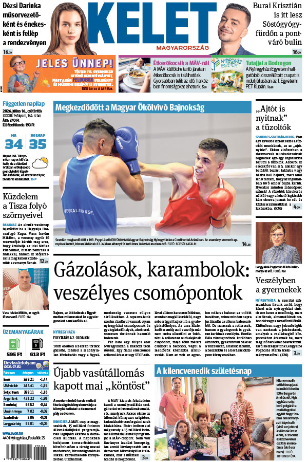 Lapszám: 2026. 07. 16.