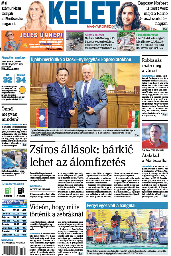 Lapszám: 2026. 07. 17.