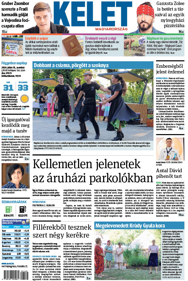 Lapszám: 2026. 07. 18.